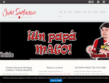 Tablet Screenshot of magoivansantacruz.com